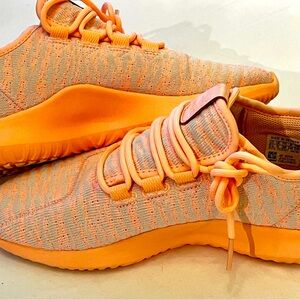 Adidas Tubular Shadow Size 5.5
Vibrant Orange Knit Sneakers